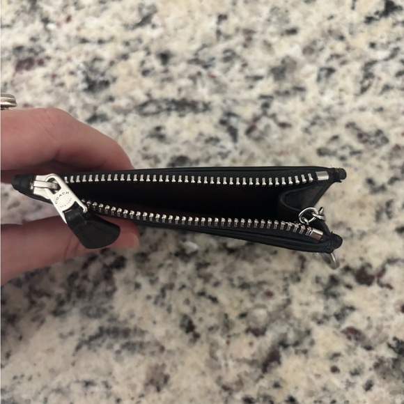Coach Signature Black Card Case - Picture 4 of 4